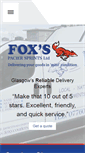 Mobile Screenshot of foxcouriersglasgow.com
